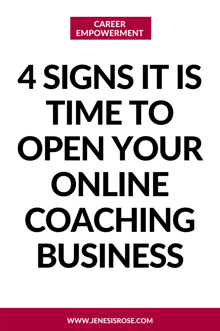 Signs It's Time To Open Your Online Coaching Business 