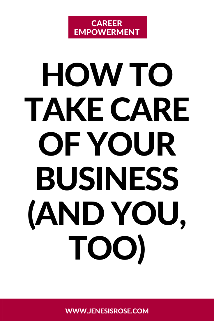 Self-care as a business owner is critical to your career success. 