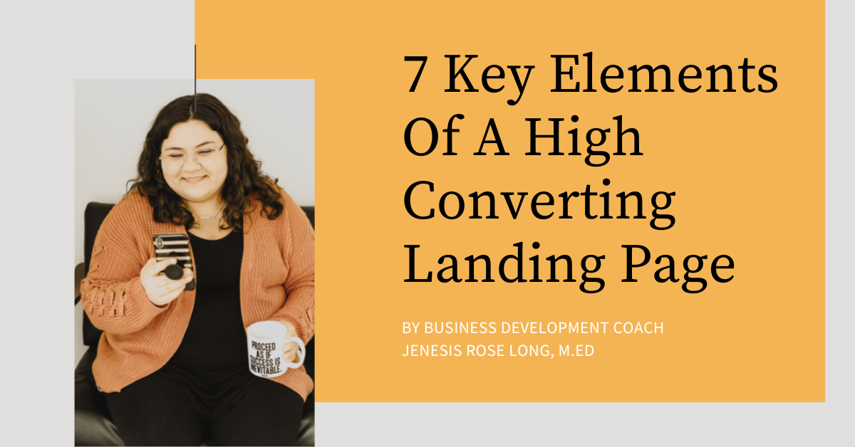 7 Key Elements Of A High Converting Landing Page