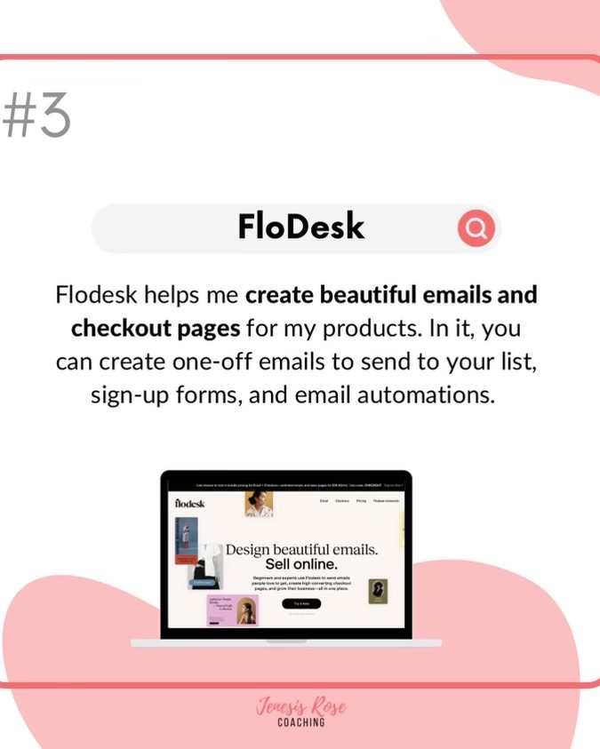 Flodesk is quickly becoming an all-in-one platform for designing and scheduling email campaigns, taking payments, and delivering content to your email subscribers.