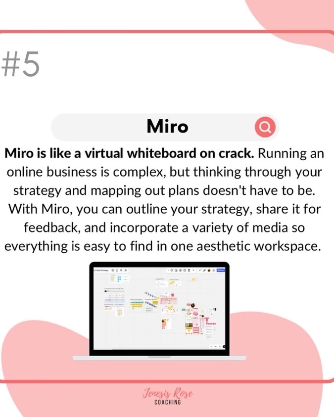 Miro is a platform for developing charts using shapes, labels, and text. It specializes in flow charts, mind maps, organizational structures, and visualization of systems.